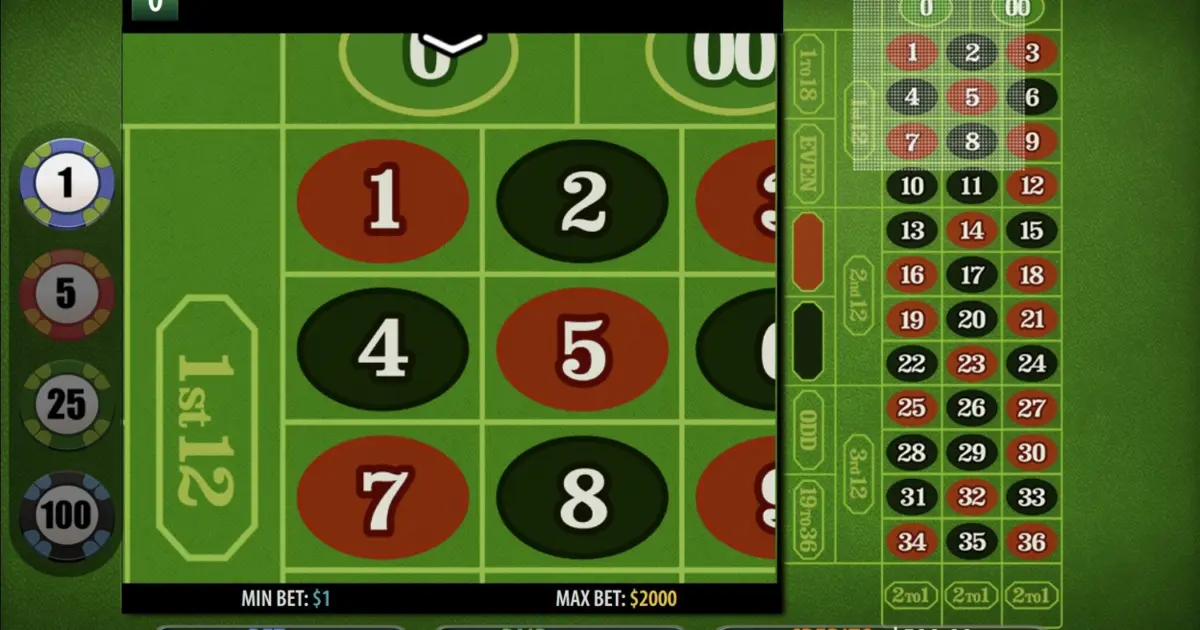 Roulette (Multislots) — screenshot