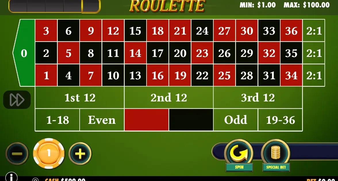 Roulette (Pragmatic Play) — screenshot