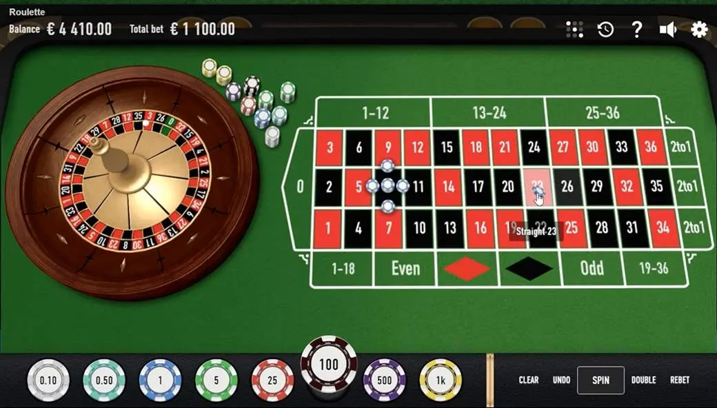 Roulette (Relax Gaming) — screenshot