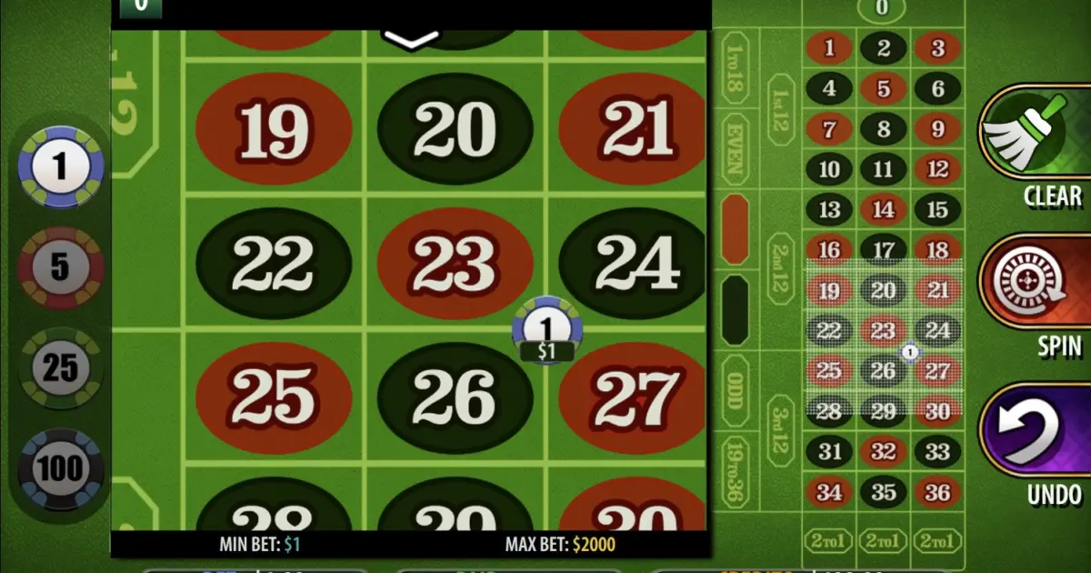 Roulette Single Zero (Multislots) — screenshot