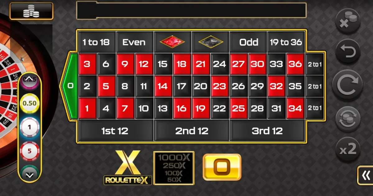 Roulette X (Pixiu Gaming) — screenshot