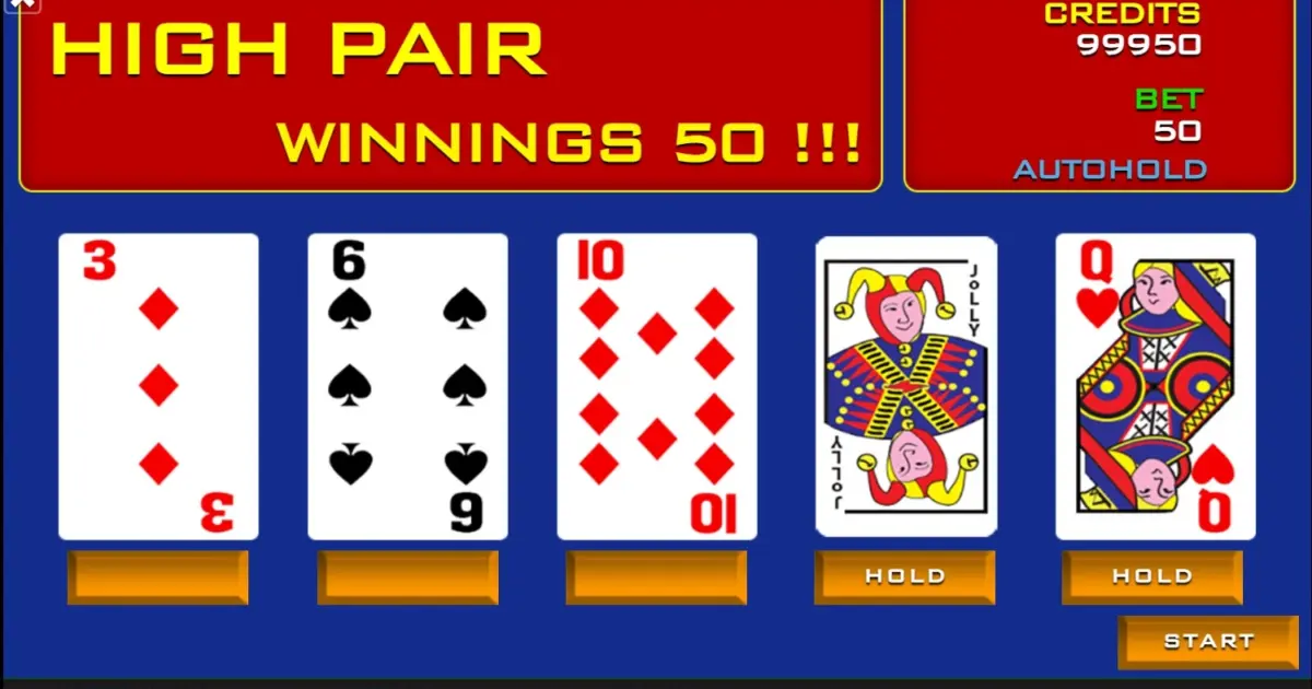 Royal Card Video Poker — screenshot