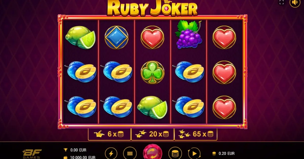 Ruby Joker Slot — screenshot
