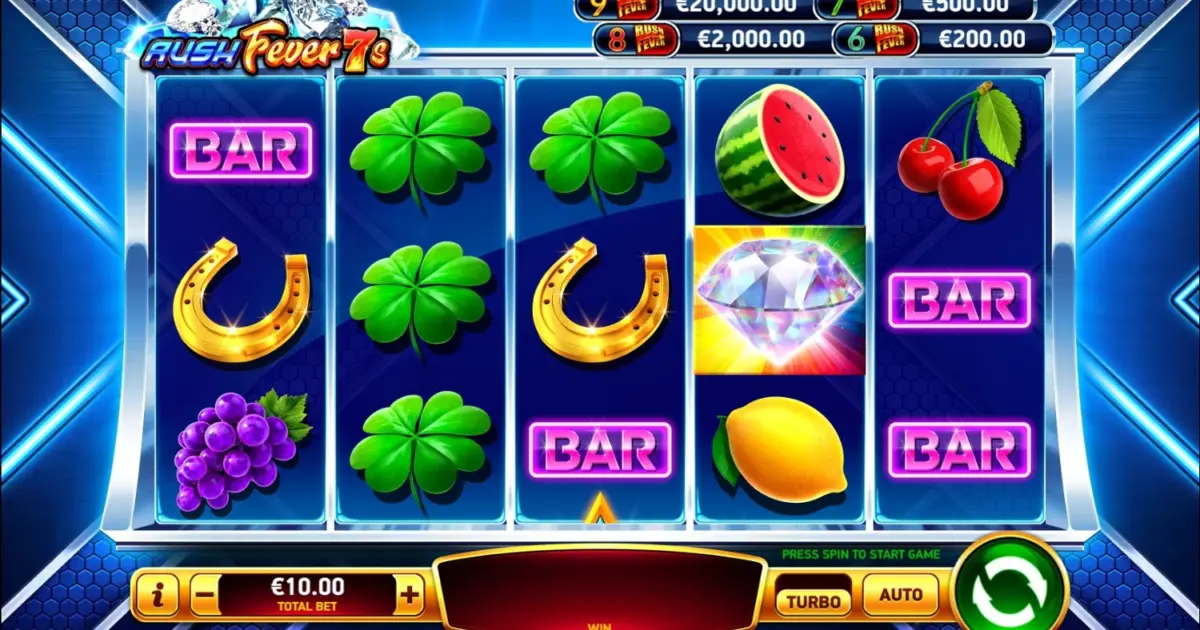 Rush Fever 7s Slot — screenshot