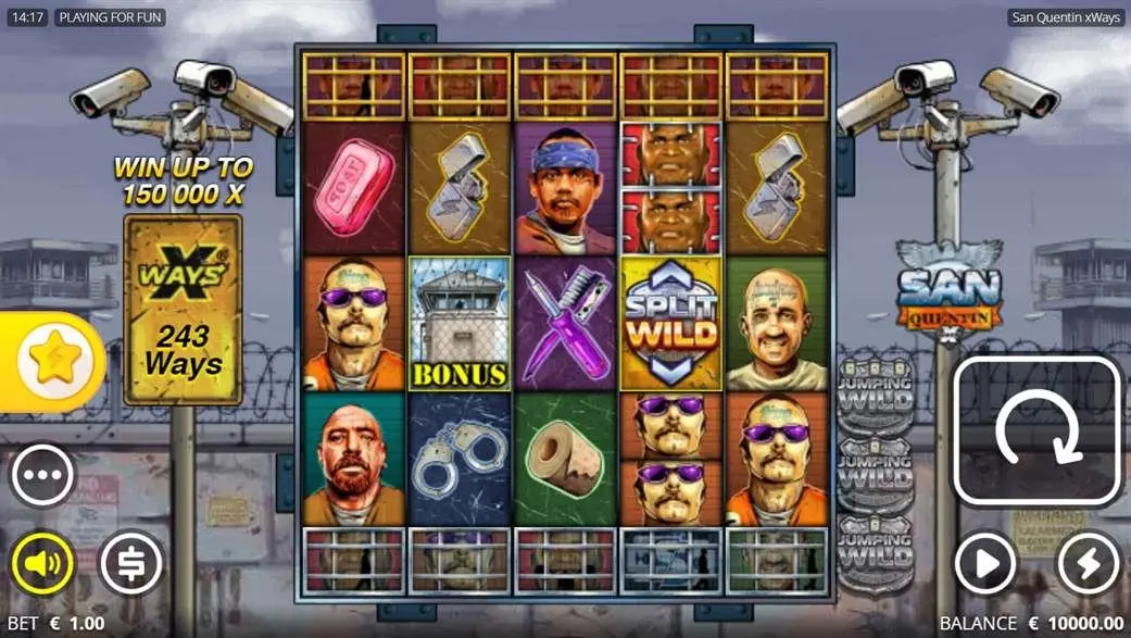 San Quentin Xways Slot — screenshot