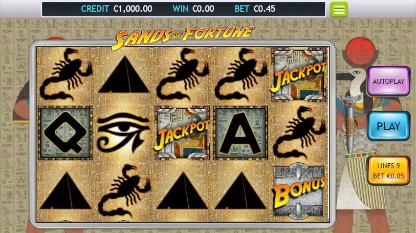 Sands of Fortune Slot — screenshot