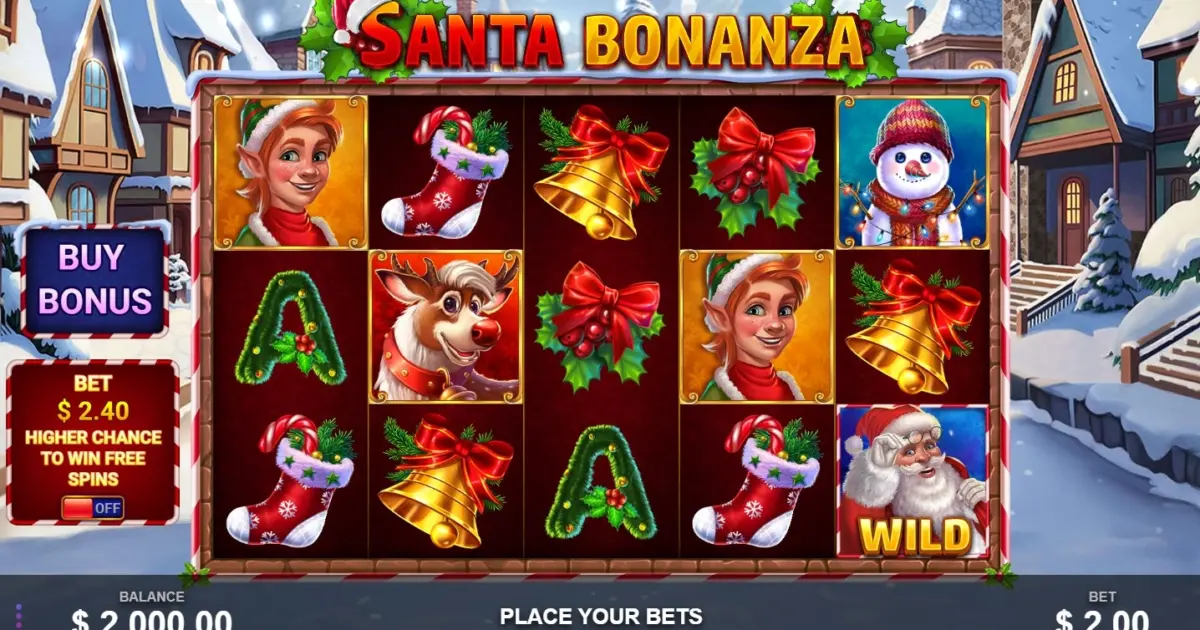 Santa Bonanza Slot — screenshot