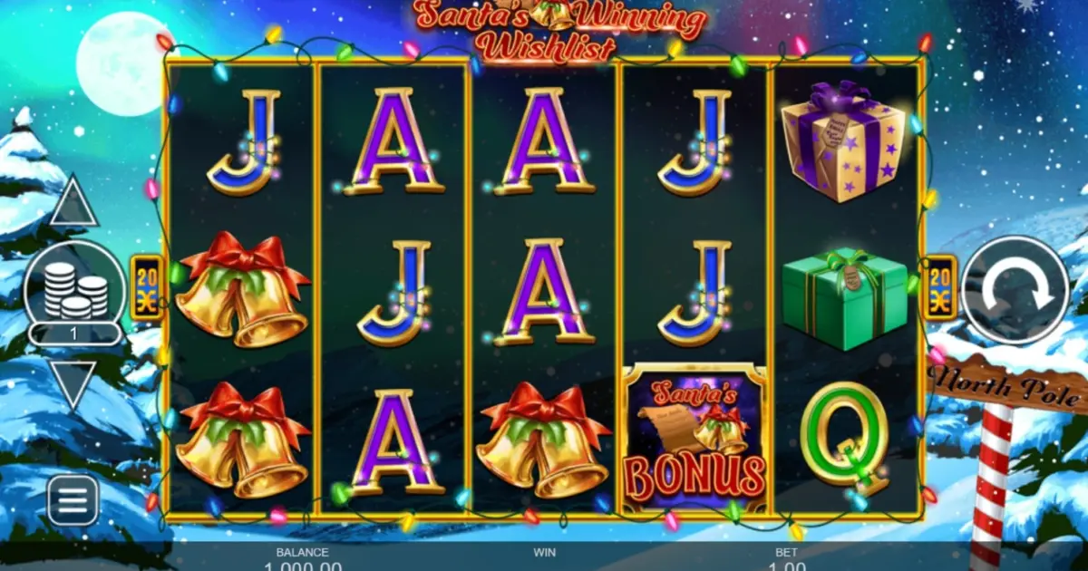 Santas Winning Wishlist Slot — screenshot