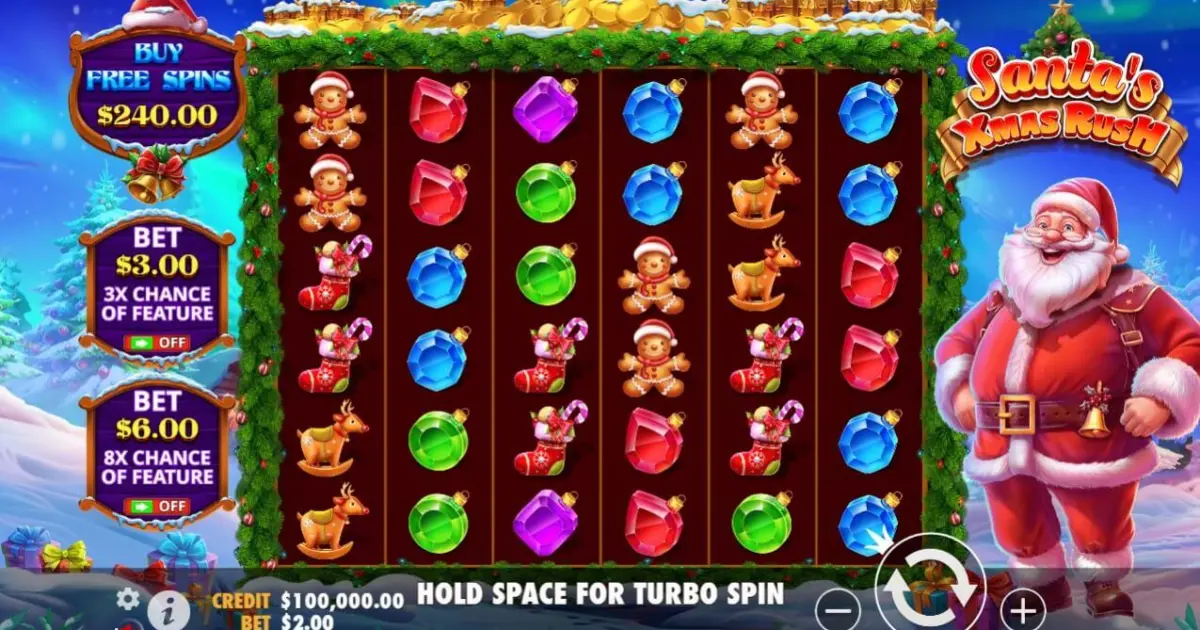 Santa’s Xmas Rush Slot — screenshot