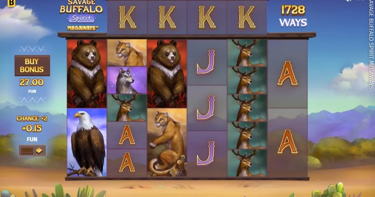 Savage Buffalo Spirit Megaways — screenshot