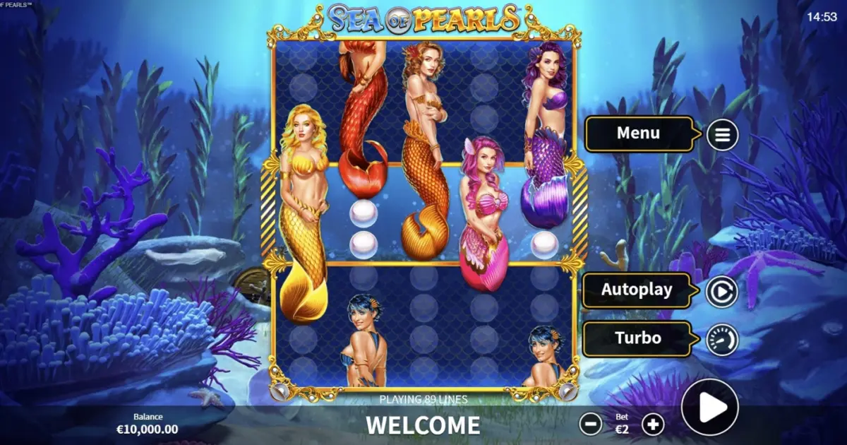 Sea Of Pearls Slot — screenshot