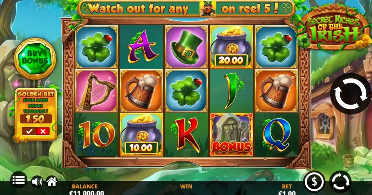 Secret Riches of the Irish Slot — screenshot