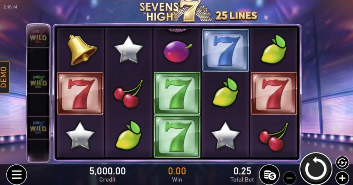 Sevens High Slot — screenshot