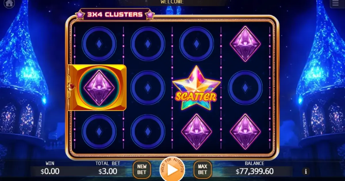 Shining Gems Flowin Slot — screenshot