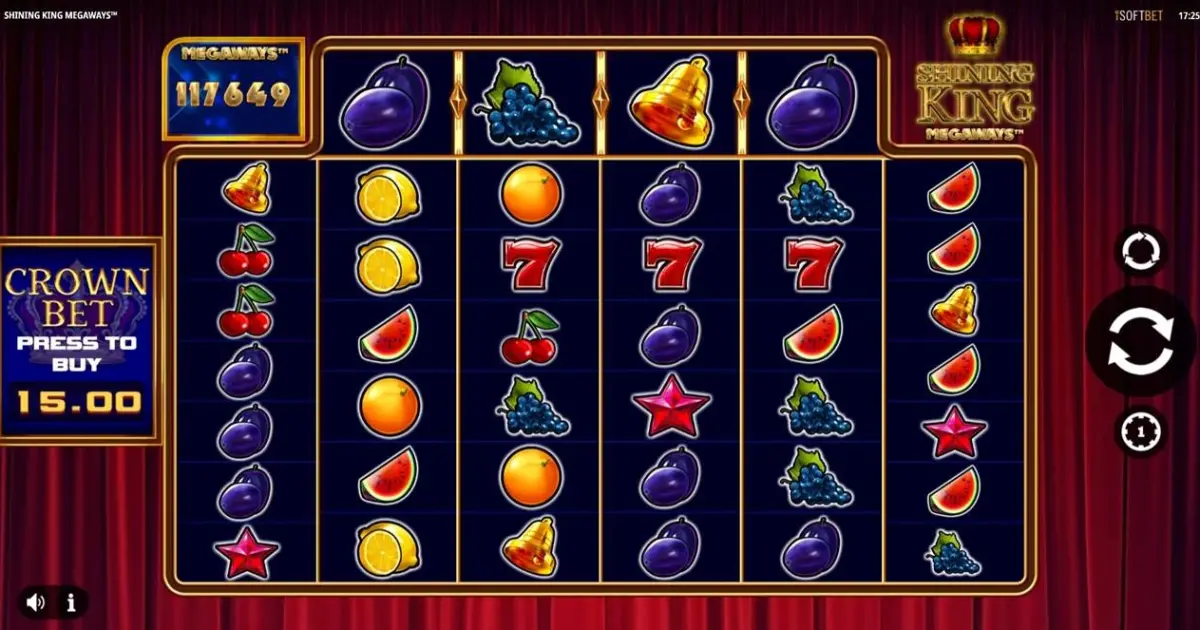 Shining King Megaways — screenshot