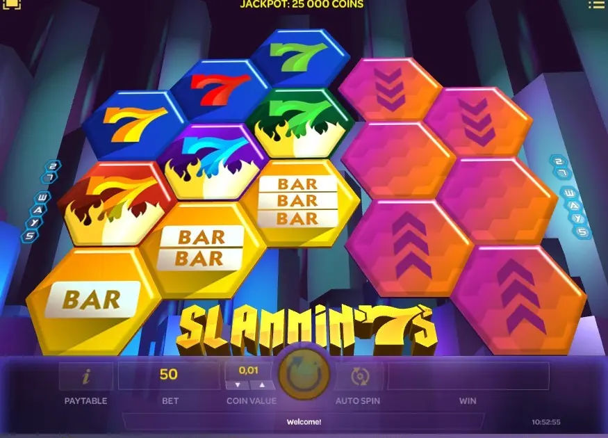 Slammin 7’s Slot — screenshot