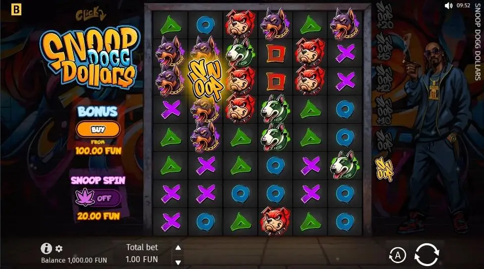 Snoop Dogg Dollars Slot — screenshot