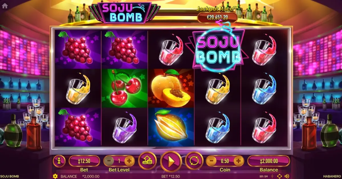 Soju Bomb Slot — screenshot
