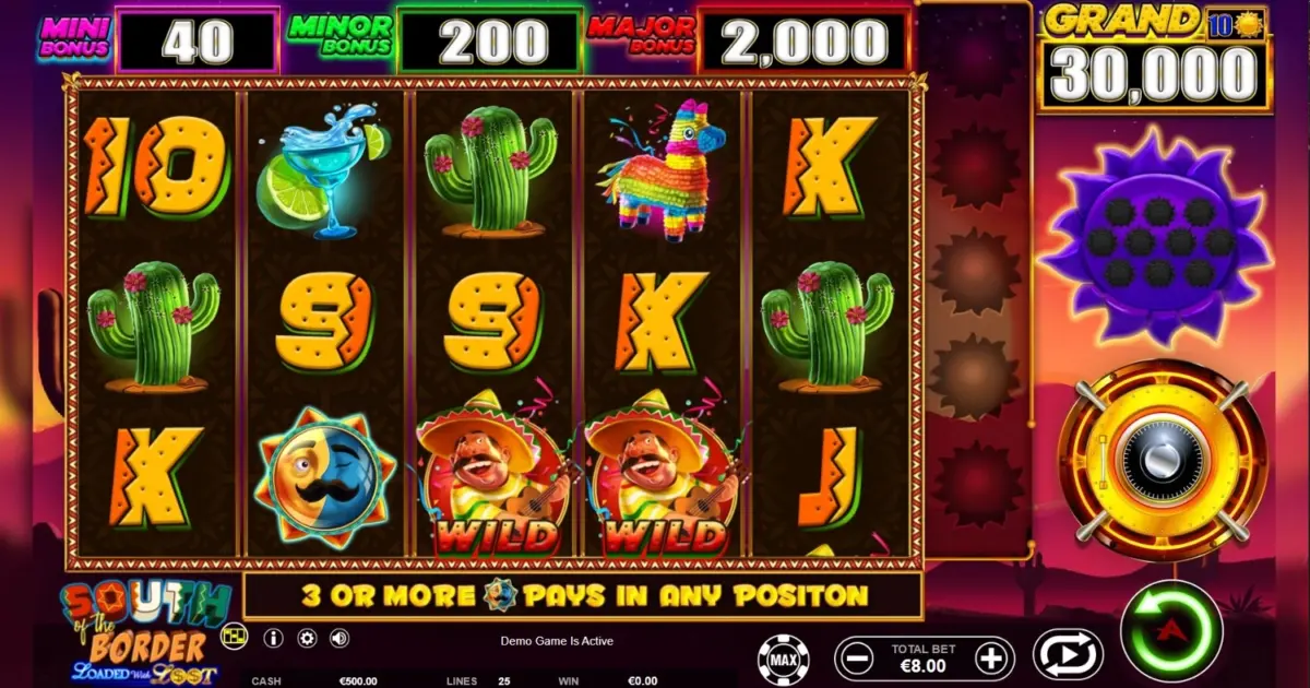 South of the Border Slot — screenshot