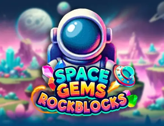 Space Gems Rockblocks Slot — free demo screenshot