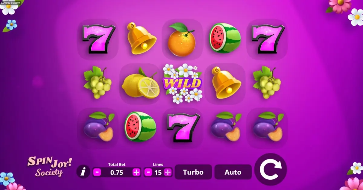 Spinjoy Society Slot — screenshot