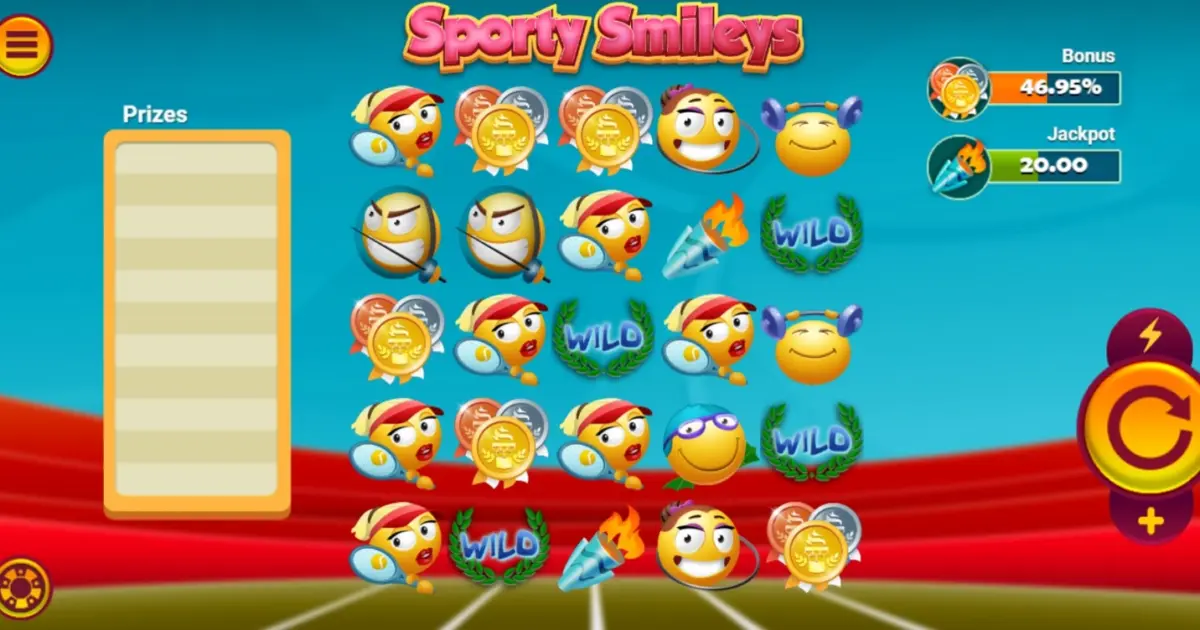Sporty Smileys Slot — screenshot