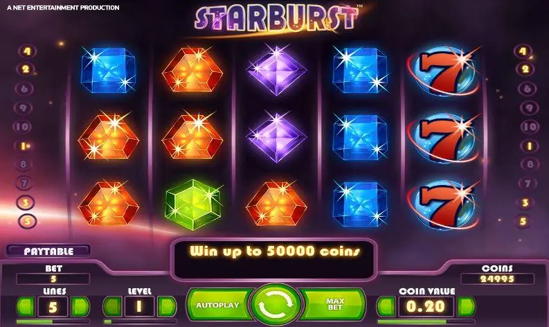 Starburst Slot — screenshot