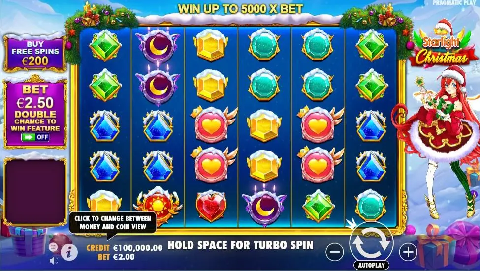 Starlight Christmas Slot — screenshot