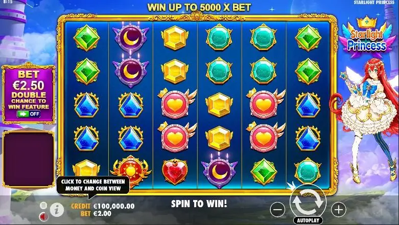 Starlight Princess Slot — screenshot