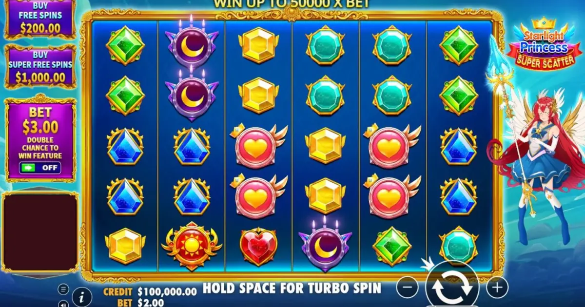 Starlight Princess Super Scatter Slot — screenshot
