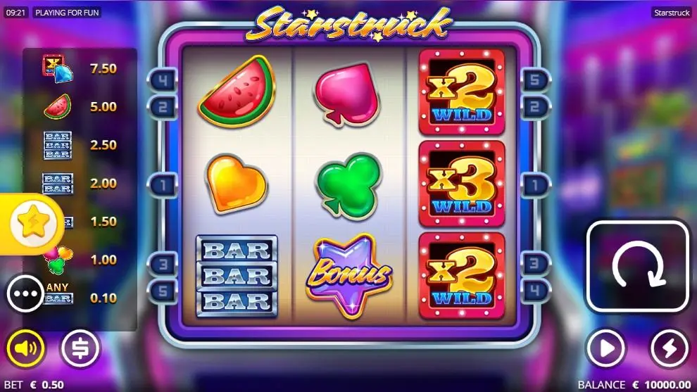 Starstruck Slot — screenshot