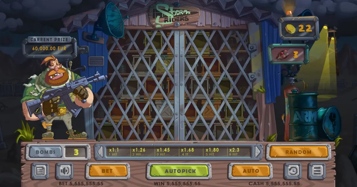 Storm Riders Crash Game — screenshot