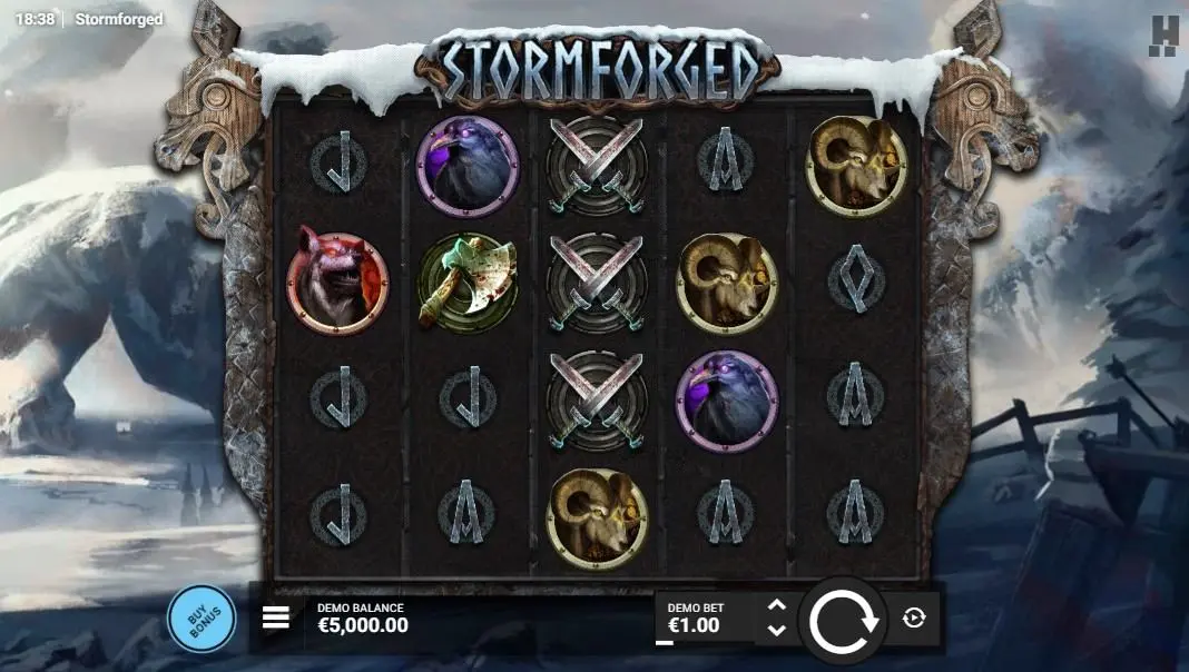 Stormforged Slot — screenshot