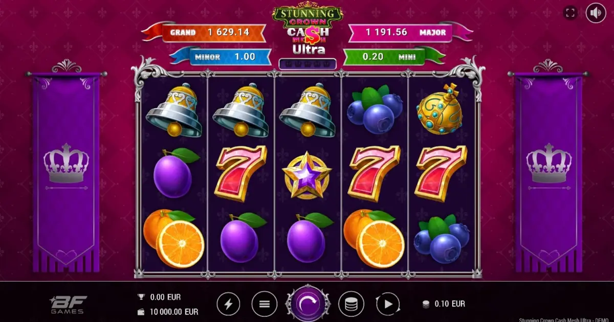 Stunning Crown Cash Mesh Ultra Slot — screenshot