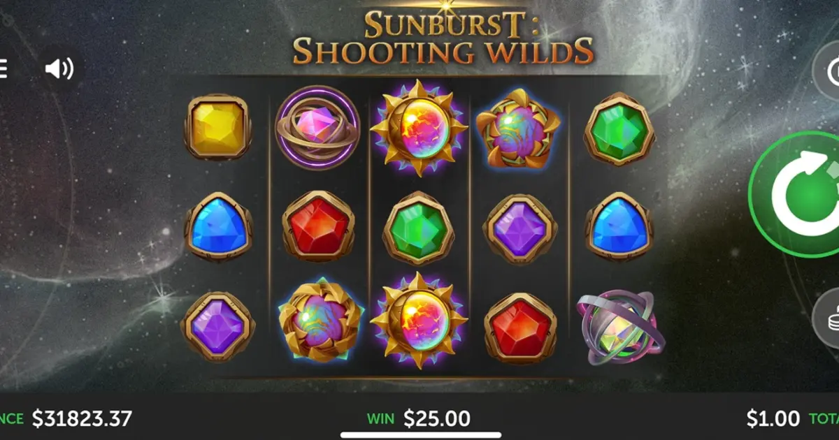 Sunburst: Shooting Wilds Slot — screenshot