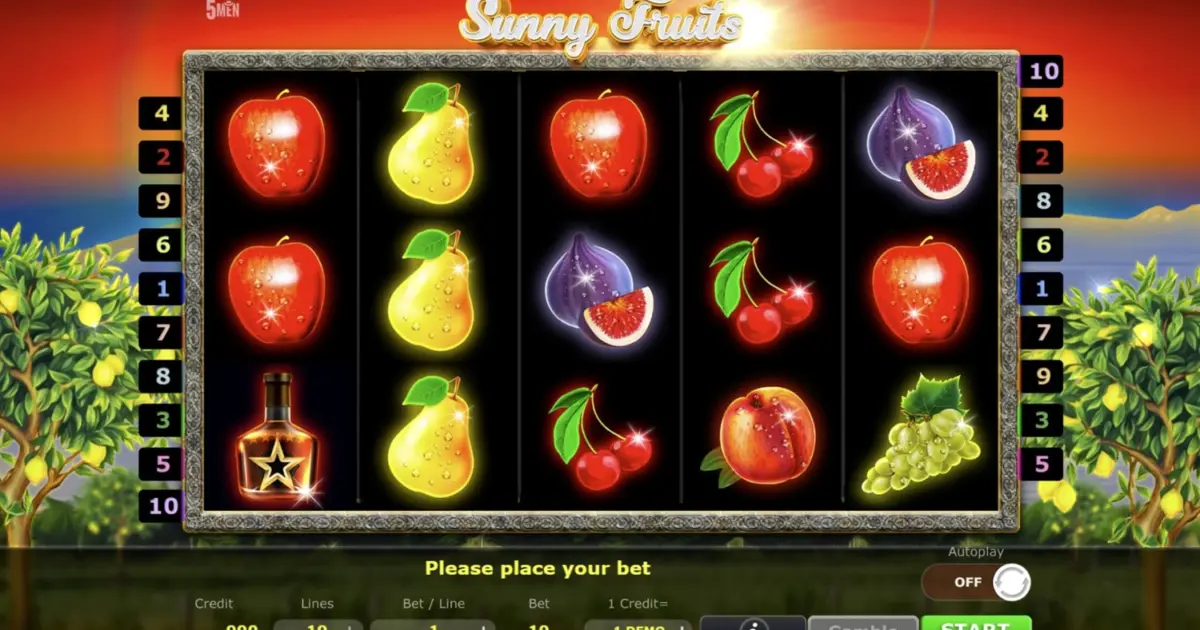 Sunny Fruits Slot — screenshot