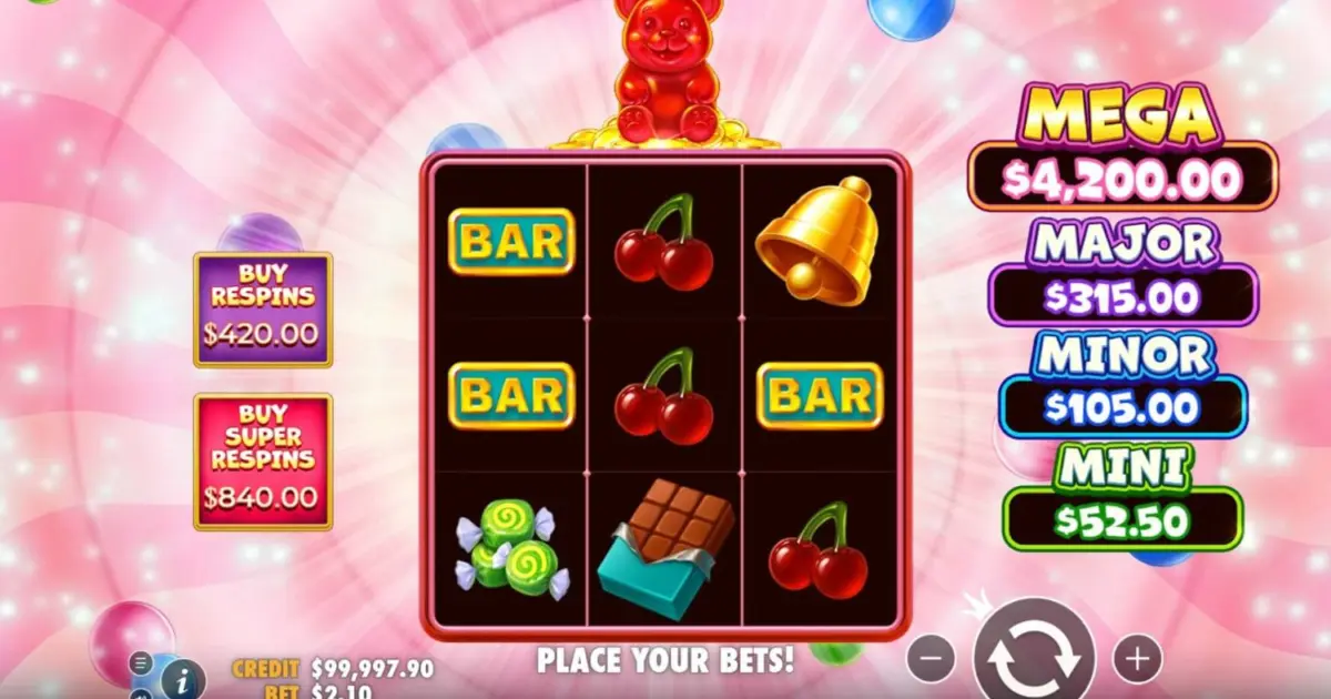 Super Gummy Strike Slot — screenshot