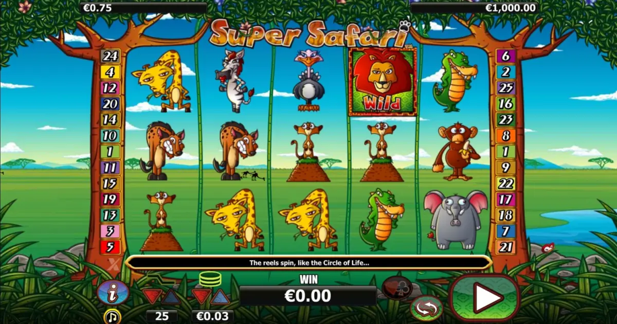 Super Safari Slot — screenshot