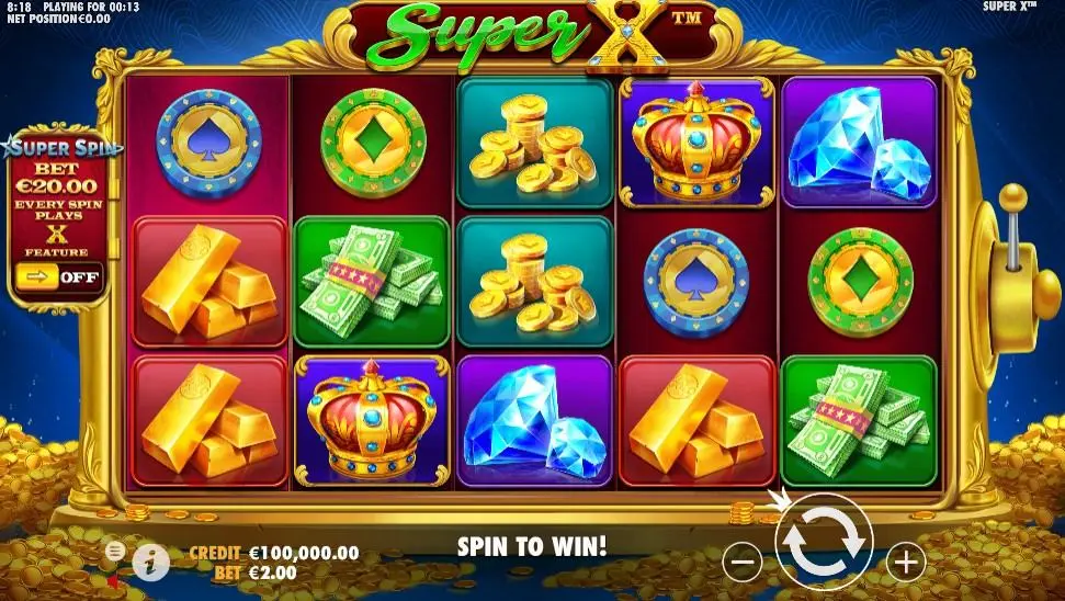 Super X Slot — screenshot