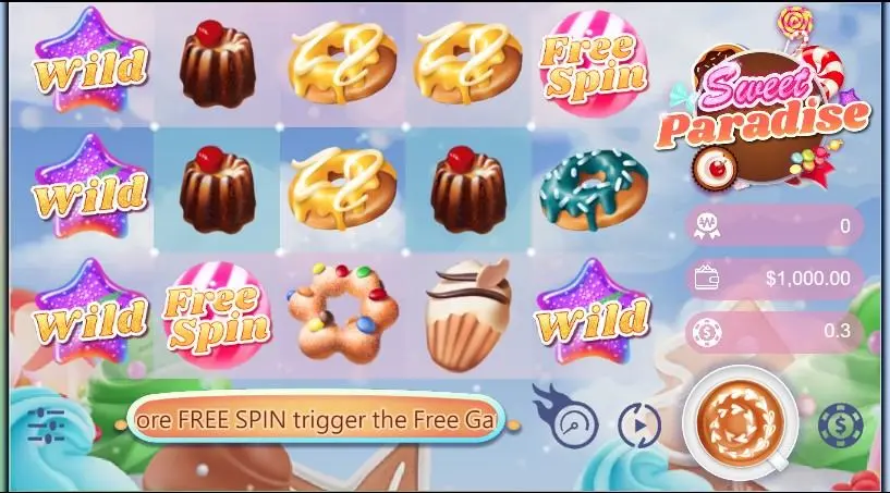 Sweet Paradise Slot — screenshot