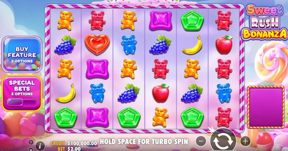 Sweet Rush Bonanza Slot — screenshot
