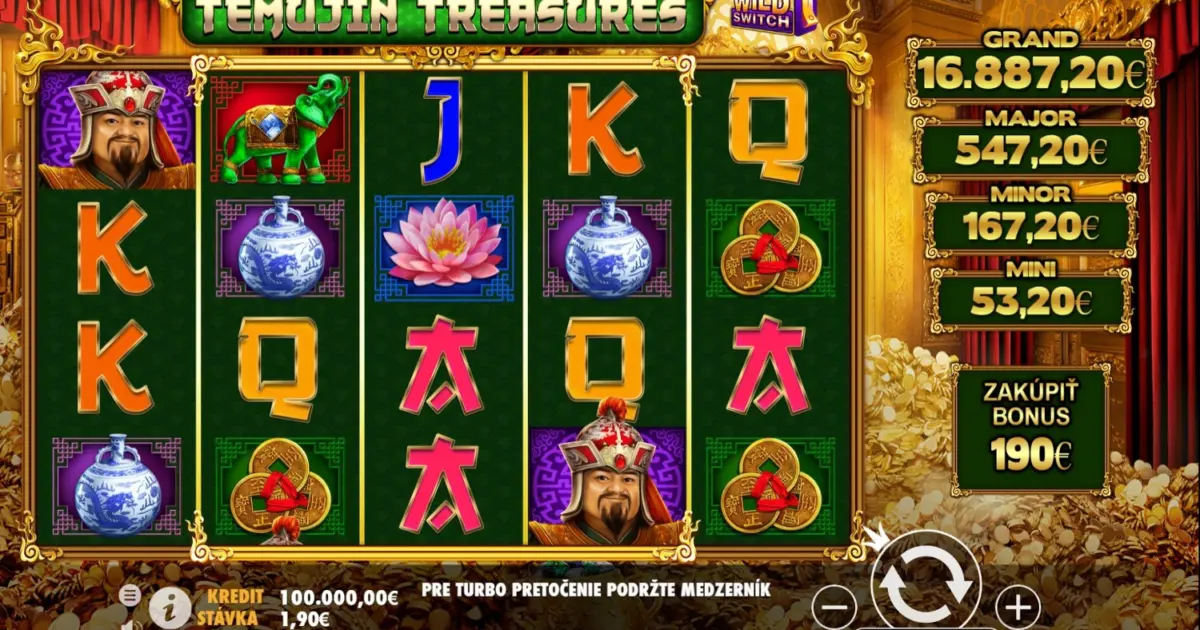 Temujin Treasures Slot — screenshot