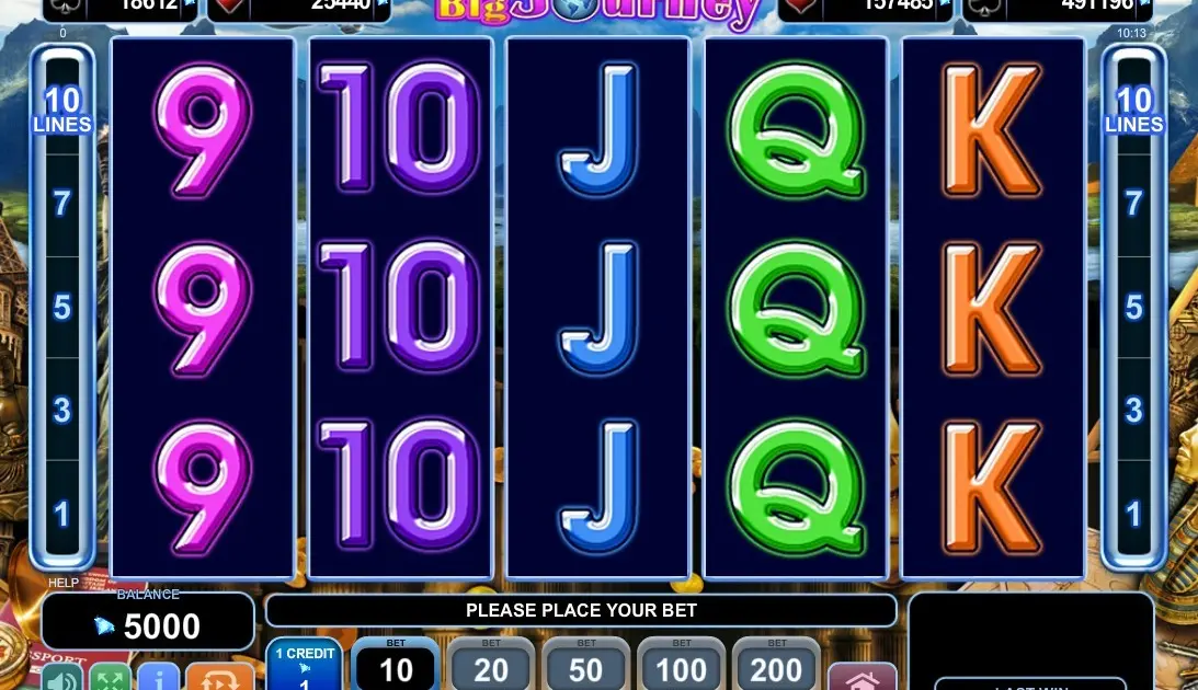 The Big Journey Slot — screenshot