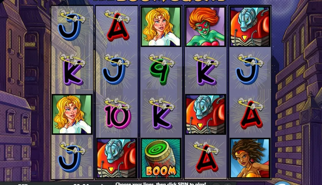 The Boom Squad Slot — screenshot