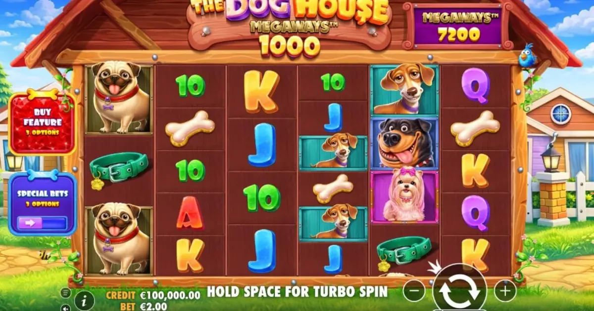 The Dog House Megaways 1000 — screenshot