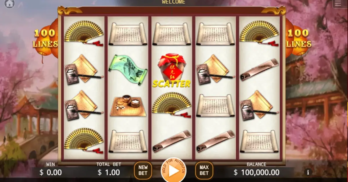 The Four Scholars Slot — screenshot