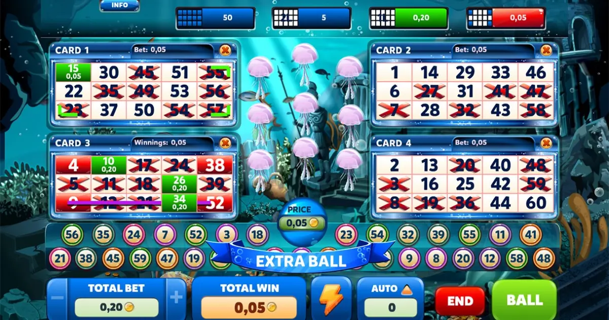The Gold of Poseidon Bingo — screenshot
