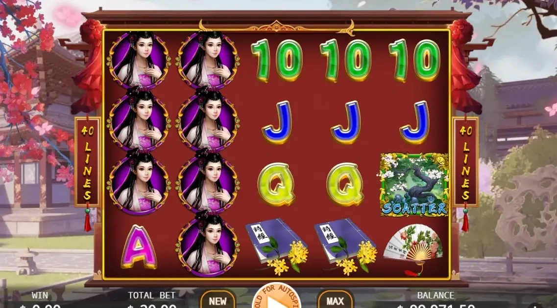 The Peony Pavilion Slot — screenshot