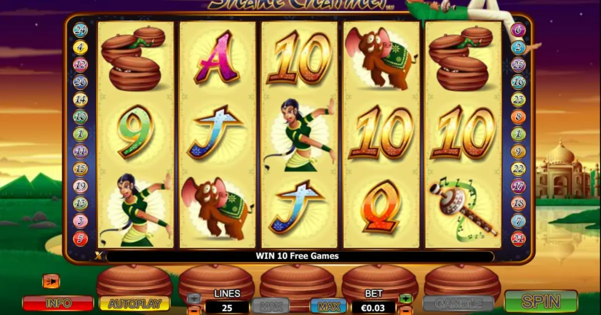 The Snake Charmer Slot — screenshot