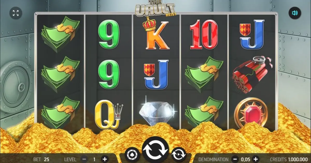 The Vault Heist Slot — screenshot